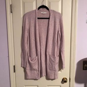 Ann Taylor Loft Pink Cardigan